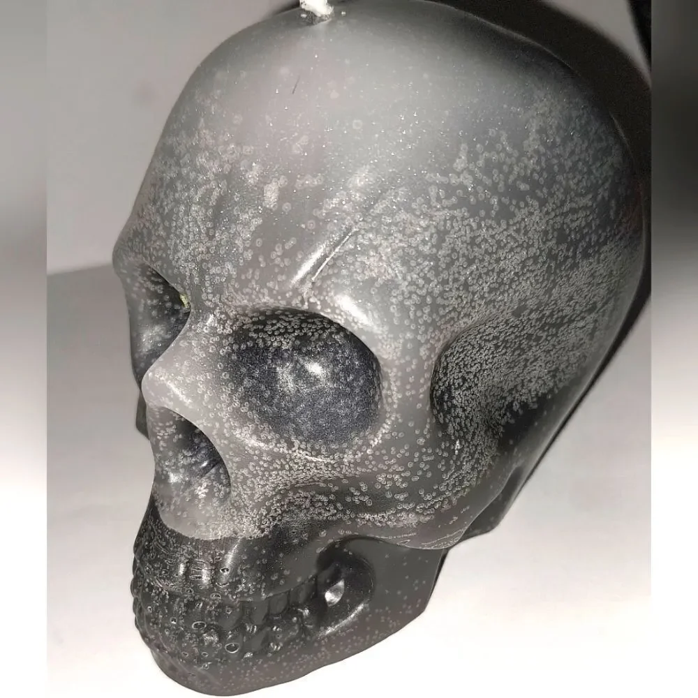 Hand crafted limited edition skull head candle collection